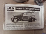 Revell Monogram Dan Fink's '32 Ford Speedwagon 1:25 Model Kit Open Partial Build