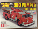 Lindberg American LaFrance 900 Pumper Fire Engine 1:32 Model Kit Open Box