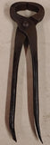 Antique Cobbler Farrier Curved Jaw Nippers Pliers Nail Puller 10 Inches