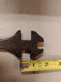 Antique Cast Iron Buggy Wrench Wagon Wheel Axle Nut Multi Farm Implement Tool