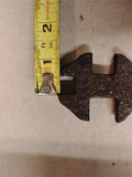 Antique Cast Iron Buggy Wrench Wagon Wheel Axle Nut Multi Farm Implement Tool
