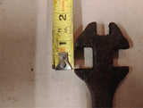Antique Cast Iron Buggy Wrench Wagon Wheel Axle Nut Multi Farm Implement Tool