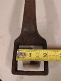 Antique Cast Iron Buggy Wrench Wagon Wheel Axle Nut Multi Farm Implement Tool