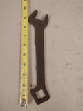 "Vintage/Antique Unmarked Cast Iron Farm Implement & Square Box Wrench