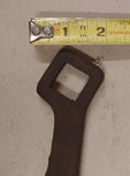 "Vintage/Antique Unmarked Cast Iron Farm Implement & Square Box Wrench