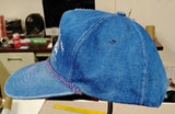 VTG Dale McClymonds Inc Portersville PA Trucking Denim Snapback Hat Rope Cap 90s