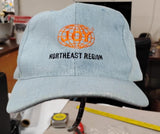Vintage Joy Global Mining Machinery Hat Cap Denim Northeast Region Embroidered