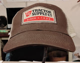 Tractor Supply Co Hat Since 1938 Brown Mesh Back Adjustable Trucker Cap TSC