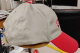 Tractor Supply Co Strap Back Hat Cap Brown Red Adjustable Embroidered EUC