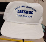 Vintage Snapback Truckers Rope Hat Cap - Essroc Concrete - Nazareth, PA