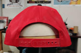 Antique Gravely Power Hat VTG Snapback Two Tone Red/Black Tractor Collector Cap