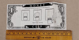 NWT Vintage Mundi Wallet & Money Clip Watch Gift Set Gold Rectangle Tank Style