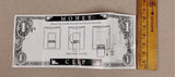 NWT Vintage Mundi Wallet & Money Clip Watch Gift Set Gold Rectangle Tank Style