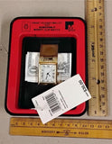 NWT Vintage Mundi Wallet & Money Clip Watch Gift Set Gold Rectangle Tank Style
