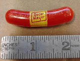 Vintage Oscar Mayer Wienermobile Weiner Hot Dog 2" Plastic Promo Whistle
