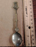Vintage Amsterdam Souvenir Spoon Silver Plate Crown Crest XXX Handle