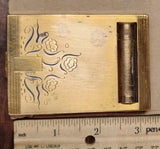 Vintage Bourjois Evening In Paris Triple Vanity Compact - Powder, Rouge, & Lips
