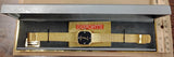 Vintage Dufonte Lucien Piccard Diamond Watch Black Dial w/ Box Certificate