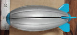 Vintage Buddy L Brute 4943D Goodyear Blimp 4.5” Silver Blue Made in Japan 1977