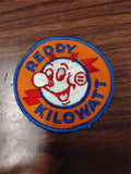 Vtg Reddy Kilowatt Sew-On Uniform Patch Electricity Mascot Power Advertising