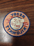 Vtg Reddy Kilowatt Sew-On Uniform Patch Electricity Mascot Power Advertising