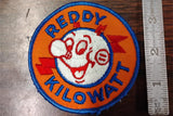Vtg Reddy Kilowatt Sew-On Uniform Patch Electricity Mascot Power Advertising