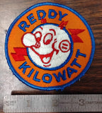Vtg Reddy Kilowatt Sew-On Uniform Patch Electricity Mascot Power Advertising