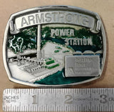 Vintage Utility Co. Belt Buckle Armstrong Power Station Pennsylvania West Penn
