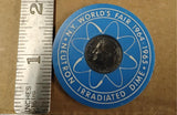 1964-1965 New York World's Fair Neutron Irradiated 90% Silver Roosevelt Dime