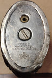 Vintage Ronson Crown Silver Plate Table Lighter Art Deco 1949-54