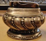 Vintage Ronson Crown Silver Plate Table Lighter Art Deco 1949-54