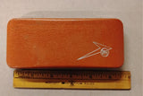 Vtg Brown & Sharpe 599-1 Slant/Line Micrometer 0-1" .0001 w/ 1967 Receipt & Box