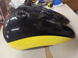 Used Harley FLSTF Fatbob Heritage Softail 2 Piece Fuel Tank Set Evo 84-99