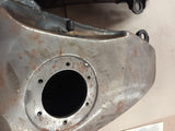 Harley Softail Heritage Fatboy Gas Tank Flat side 84-99 Aircraft Caps 5 gal Chop