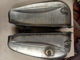 Harley Softail Heritage Fatboy Gas Tank Flat side 84-99 Aircraft Caps 5 gal Chop