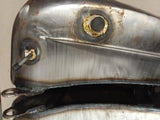 Harley Softail Heritage Fatboy Gas Tank Flat side 84-99 Aircraft Caps 5 gal Chop