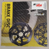 Kodlin USA By SBS 7-Spoke Black Floating Performance Rear Brake Rotor