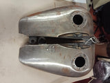 Harley Softail Heritage Fatboy Gas Tank Flat side 84-99 Aircraft Caps 5 gal Chop