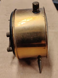 Vintage Endura Brass Alarm Clock Made in France Roman Numeral Mechanical Working