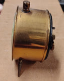 Vintage Endura Brass Alarm Clock Made in France Roman Numeral Mechanical Working