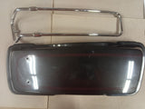 Pair Harley Touring Saddlebag Lids & Chrome Rails 1993-2013 Touring FLHR FLHT