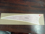 New Harley Davidson Right Red Wing 90 FLTC Fuel Tank Decal 14244-90