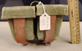 Mosin Nagant Ammo Pouch POLISH Canvas Leather m91 7.65X54R Military Army 50's