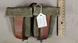 Mosin Nagant Ammo Pouch POLISH Canvas Leather m91 7.65X54R Military Army 50's