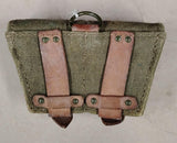 Mosin Nagant Ammo Pouch POLISH Canvas Leather m91 7.65X54R Military Army 50's
