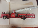 Vtg 1950s Doepke Model Toys Rossmoyne Aerial Ladder Fire Truck American LaFrance