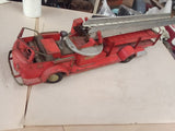 Vtg 1950s Doepke Model Toys Rossmoyne Aerial Ladder Fire Truck American LaFrance