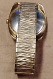 VTG 1970s Timex Electric Dynabeat Gold Tone Mens Watch Smoked Dial - Working