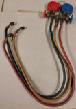 Robinair HVAC Manifold Gauge Set 2-Valve Brass R12 R22 R502 w/ Hoses USA Case