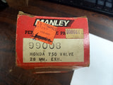 VTG Manley 99008 Honda CB750 Exhaust Valve 28mm Stainless NOS Performance